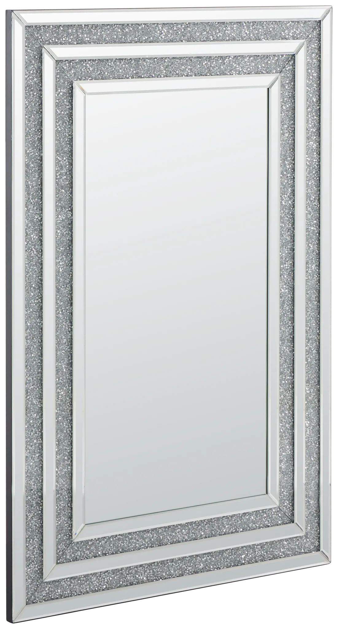Juliet Silver Square Mirror