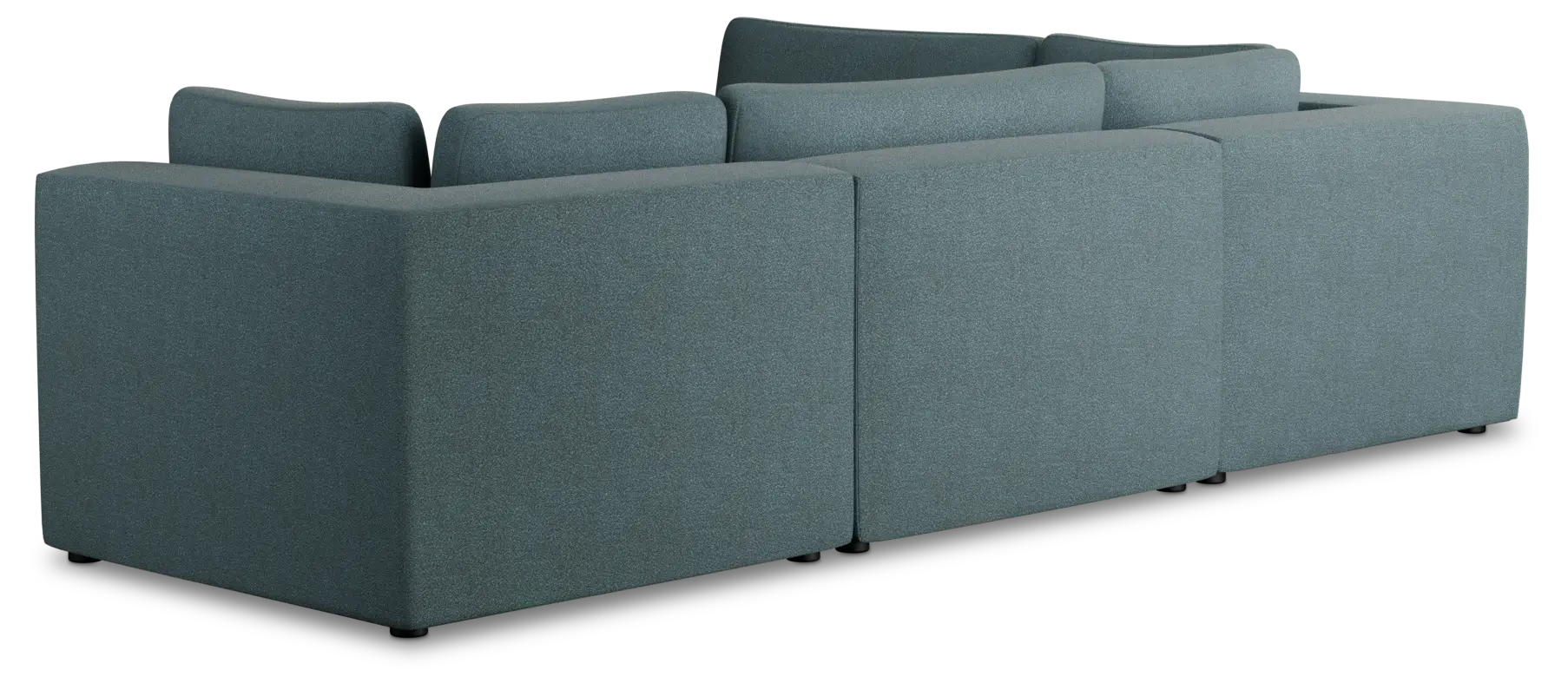 Destin Sutton Blue Fabric 4-piece Modular Sectional Destin Sutton Blue Fabric 4-piece Modular Sectional