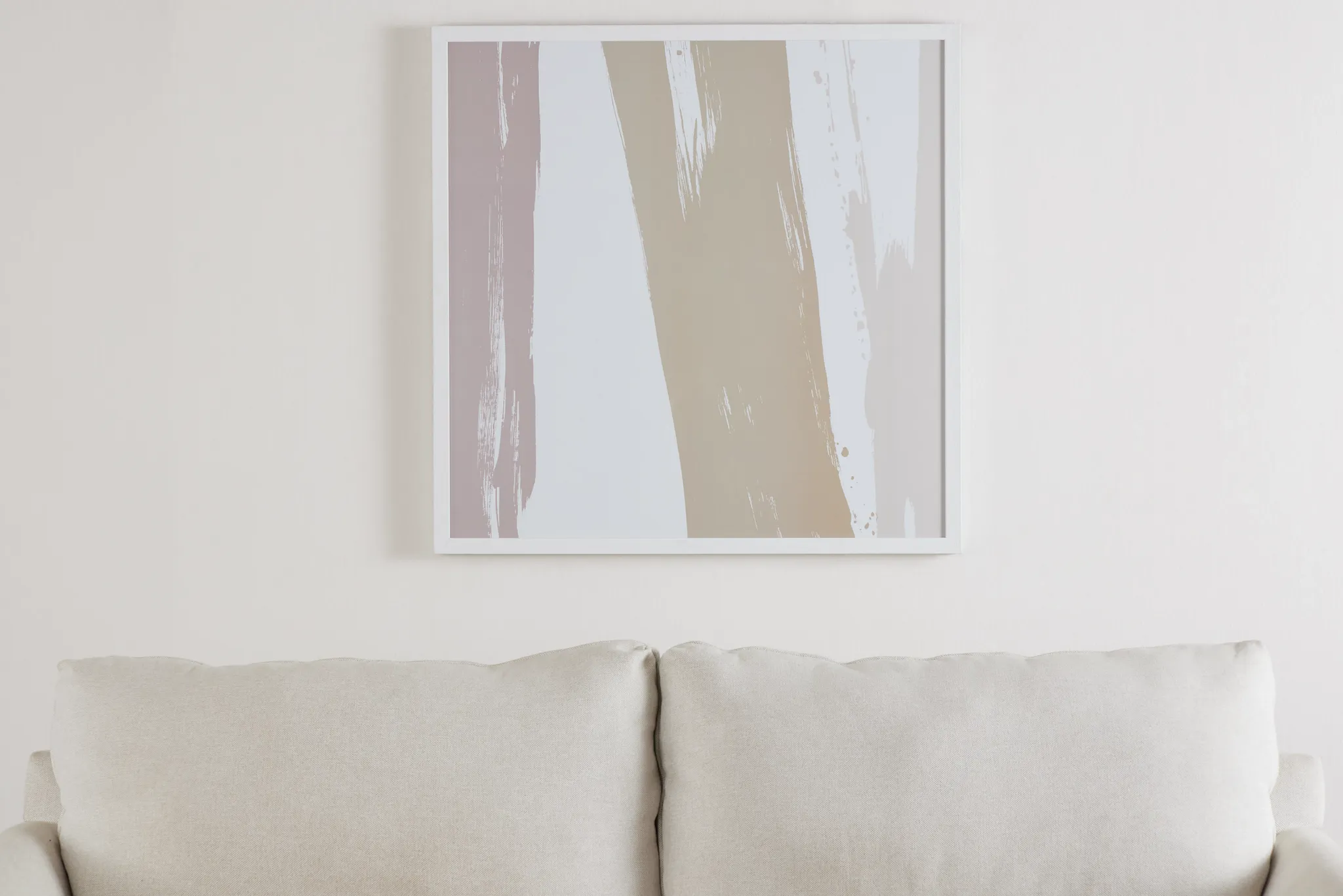 Cleo Beige Framed Wall Art