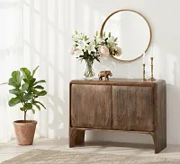 Cilo Gray Two-door Cabinet