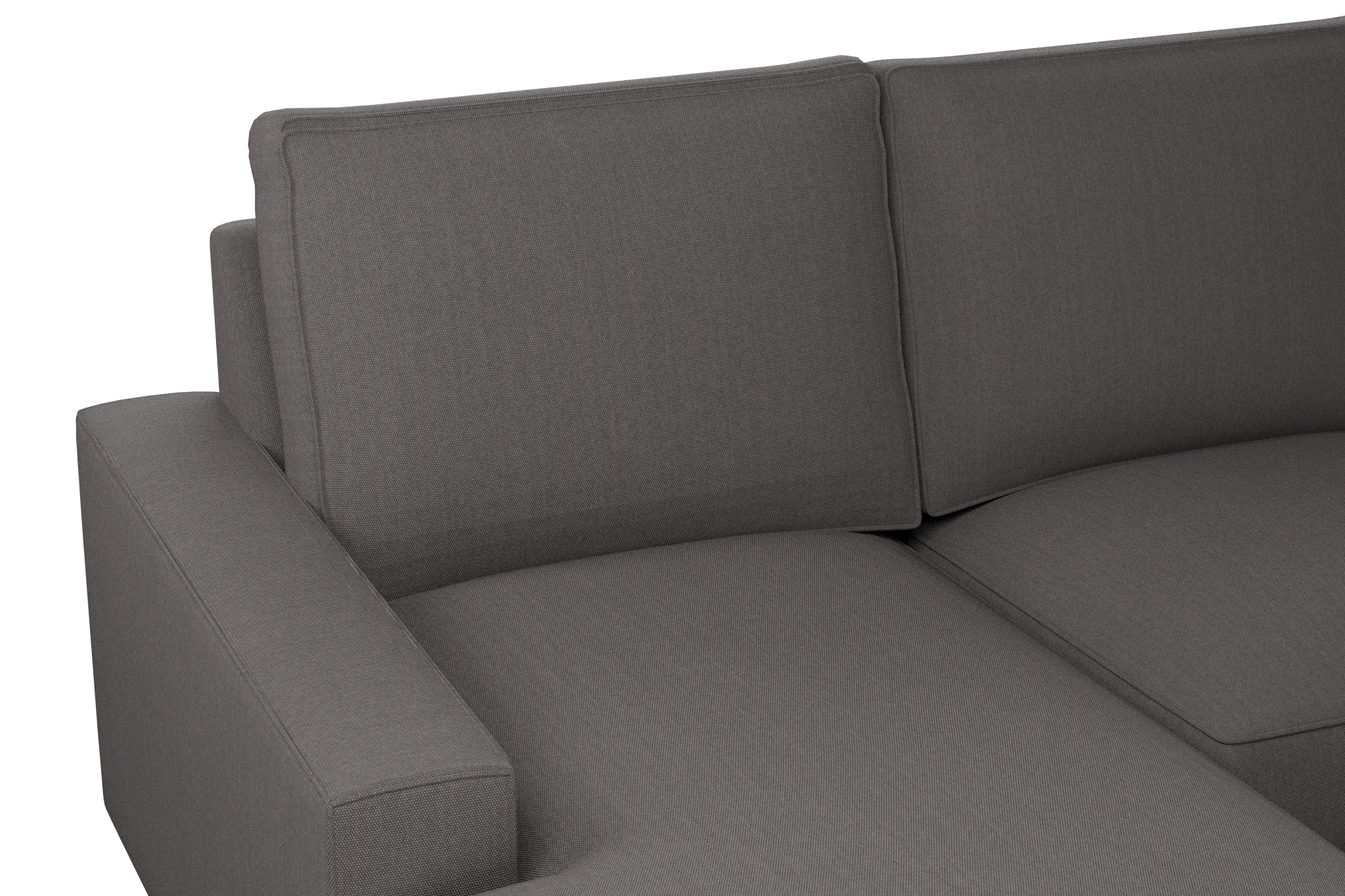 Edgewater Peyton Gray Medium Left Chaise Sectional