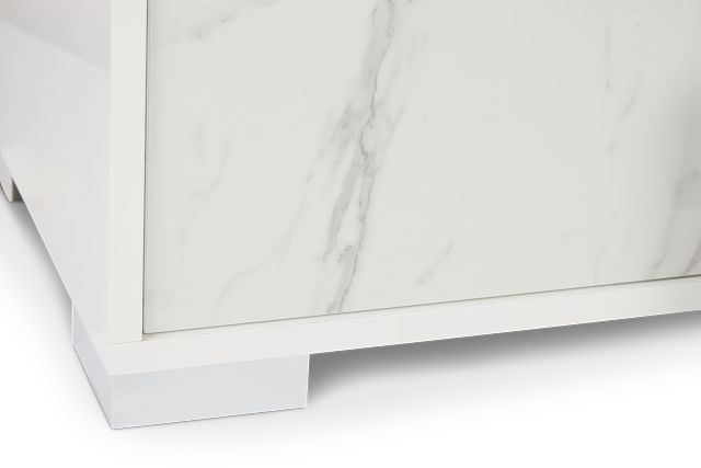 Modena White 76" Tv Stand