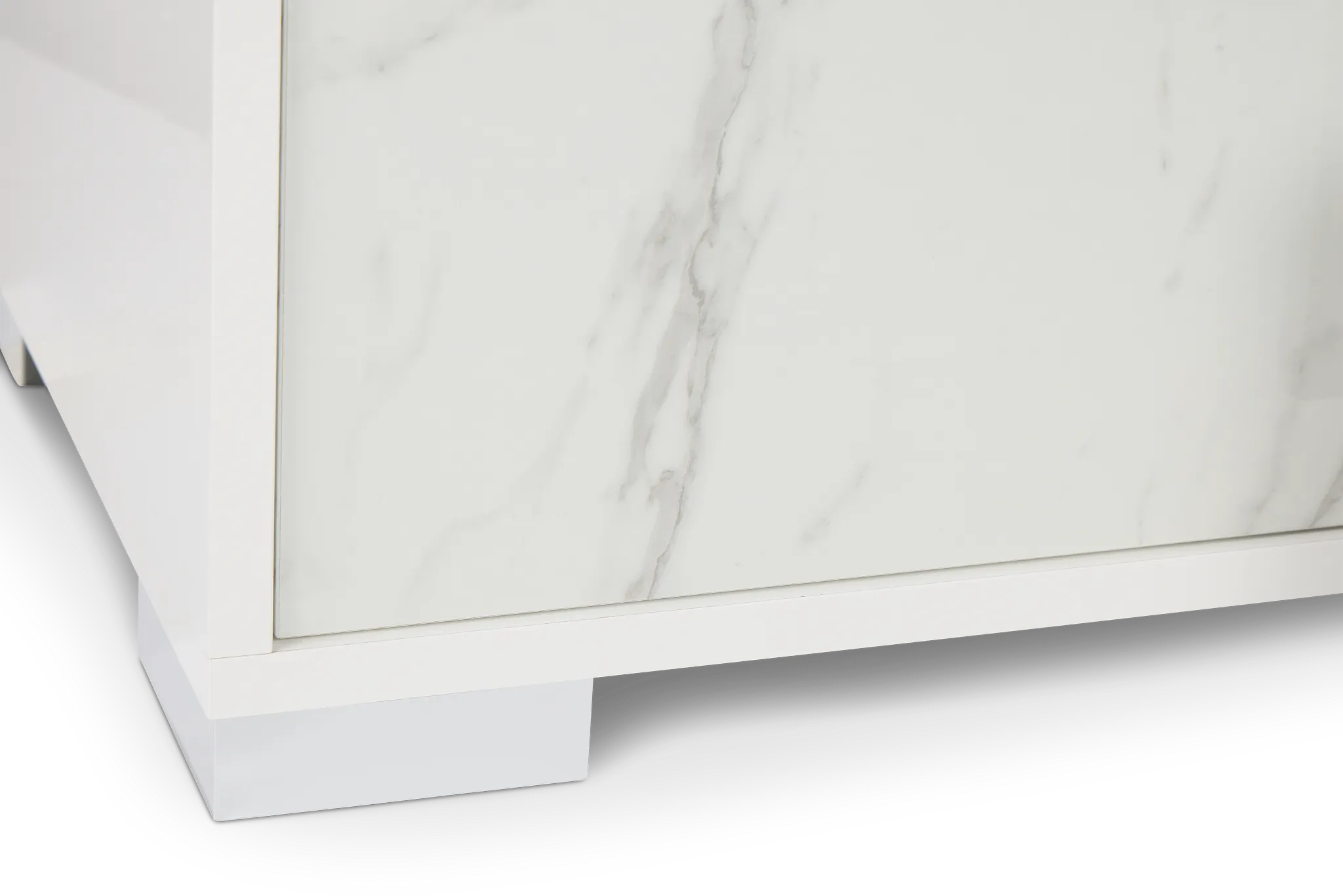 Modena White 76" Tv Stand