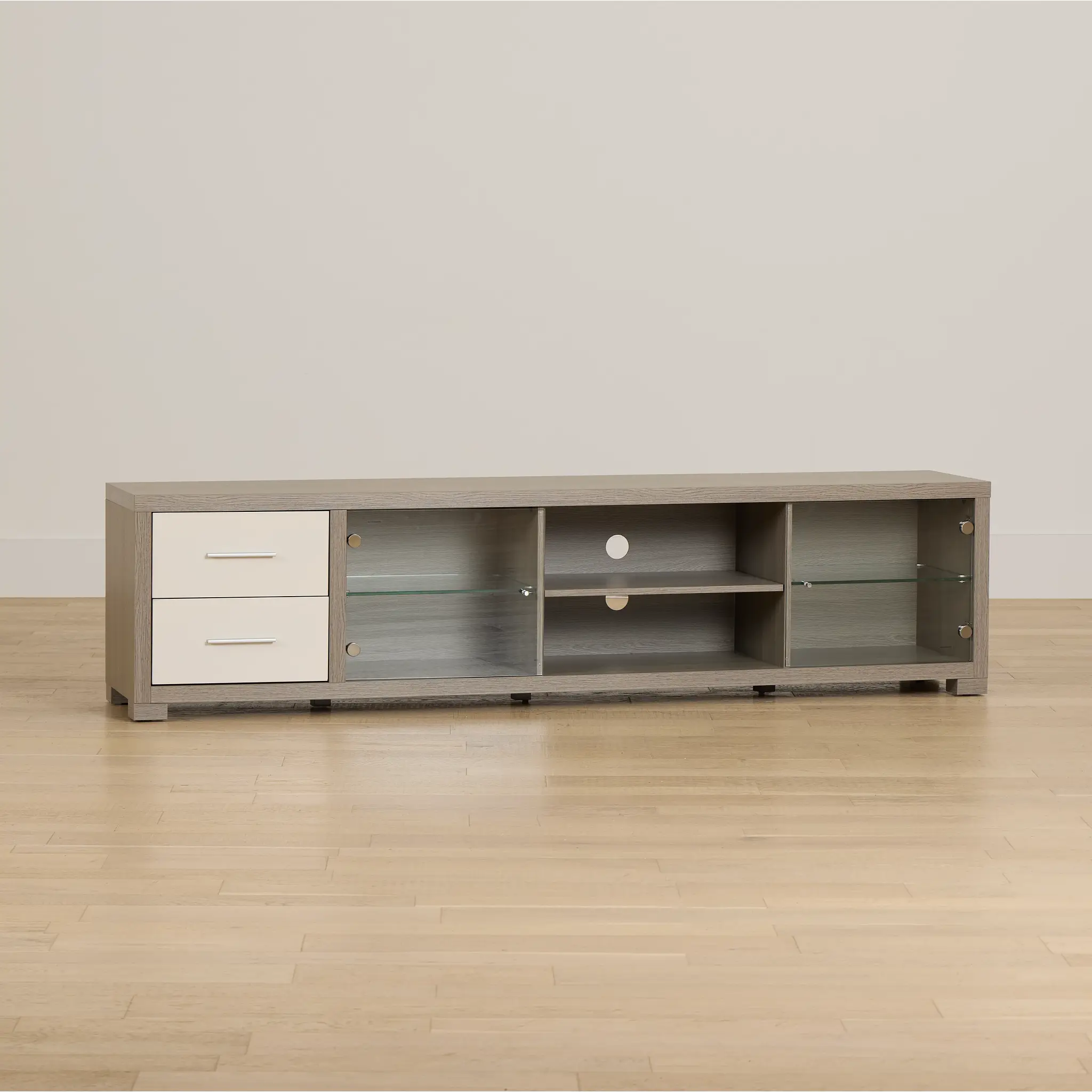 Evanston Gray 85" Tv Stand | Living Room - TV Stands | City Furniture