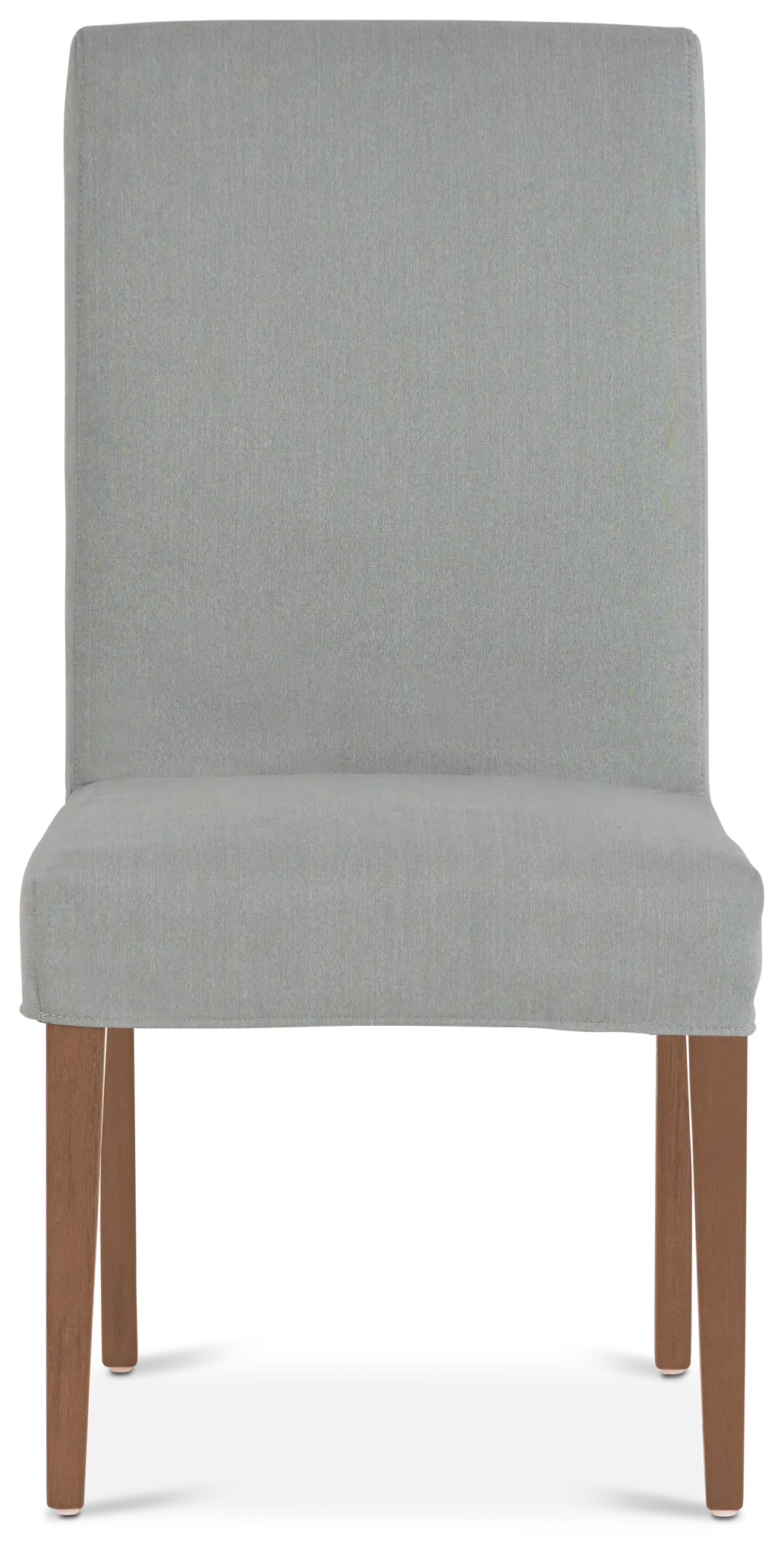 Destination Light Gray Short Slipcover Chair With Light Tone Leg Destination Light Gray Short Slipcover Chair With Light Tone Leg