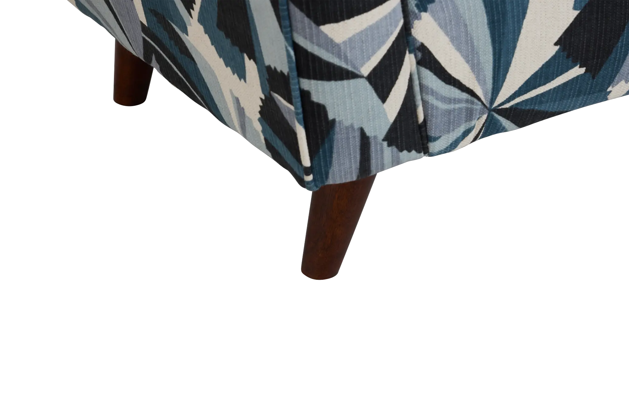 Tina Dark Blue Fabric Accent Chair Tina Dark Blue Fabric Accent Chair