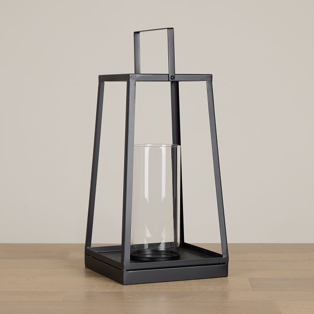 Gloria Black Large Lantern