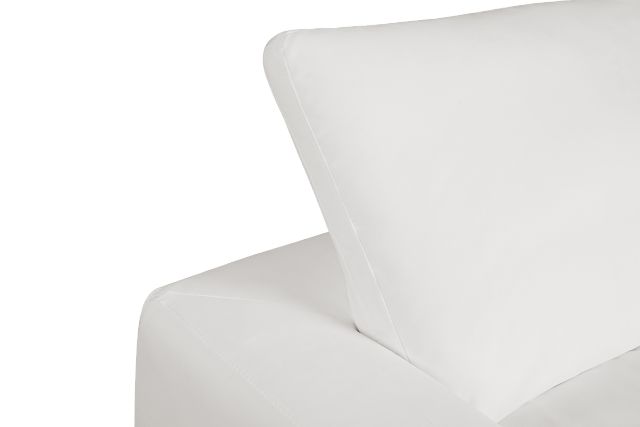 Nixon White Fabric Chair