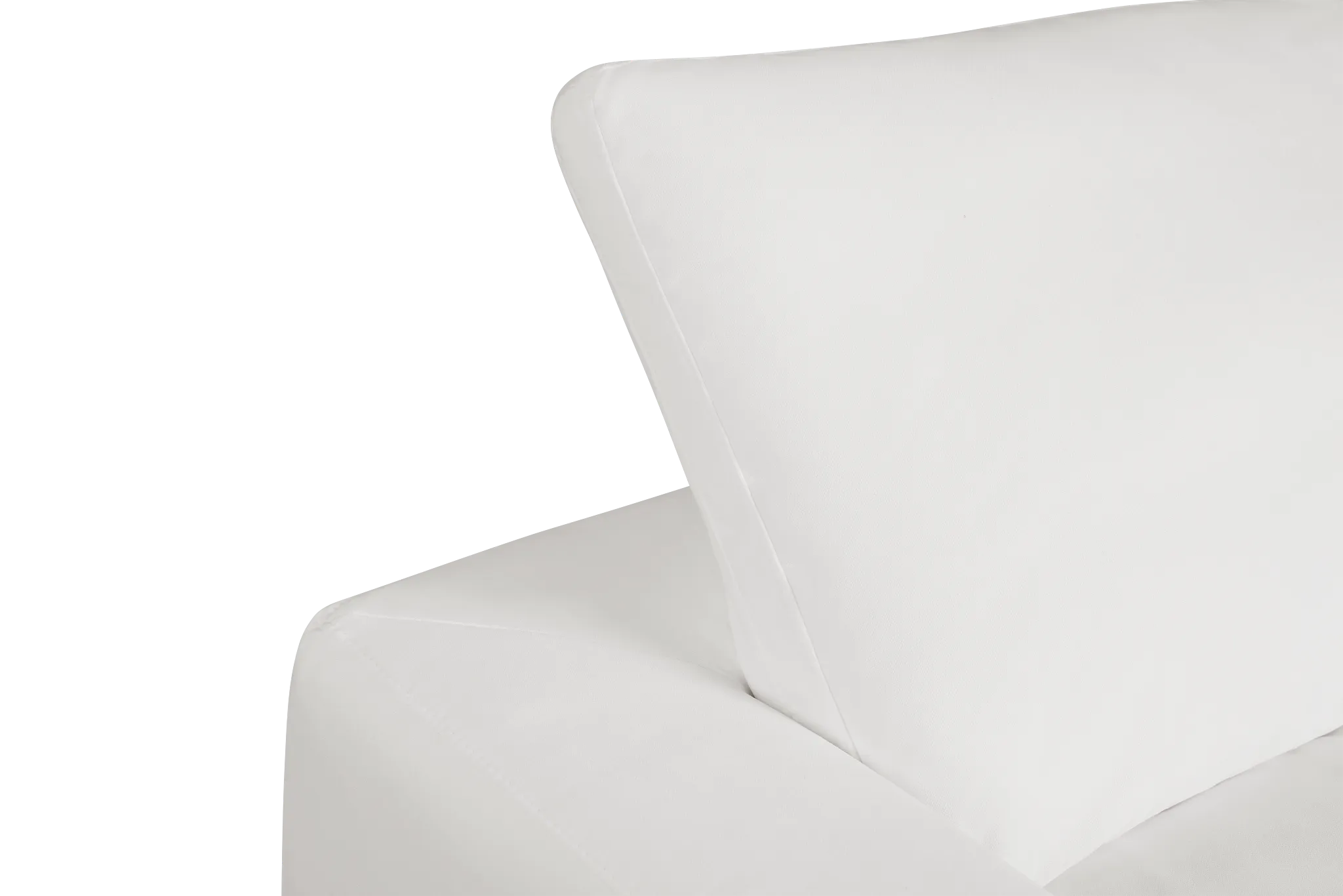 Nixon White Fabric Chair