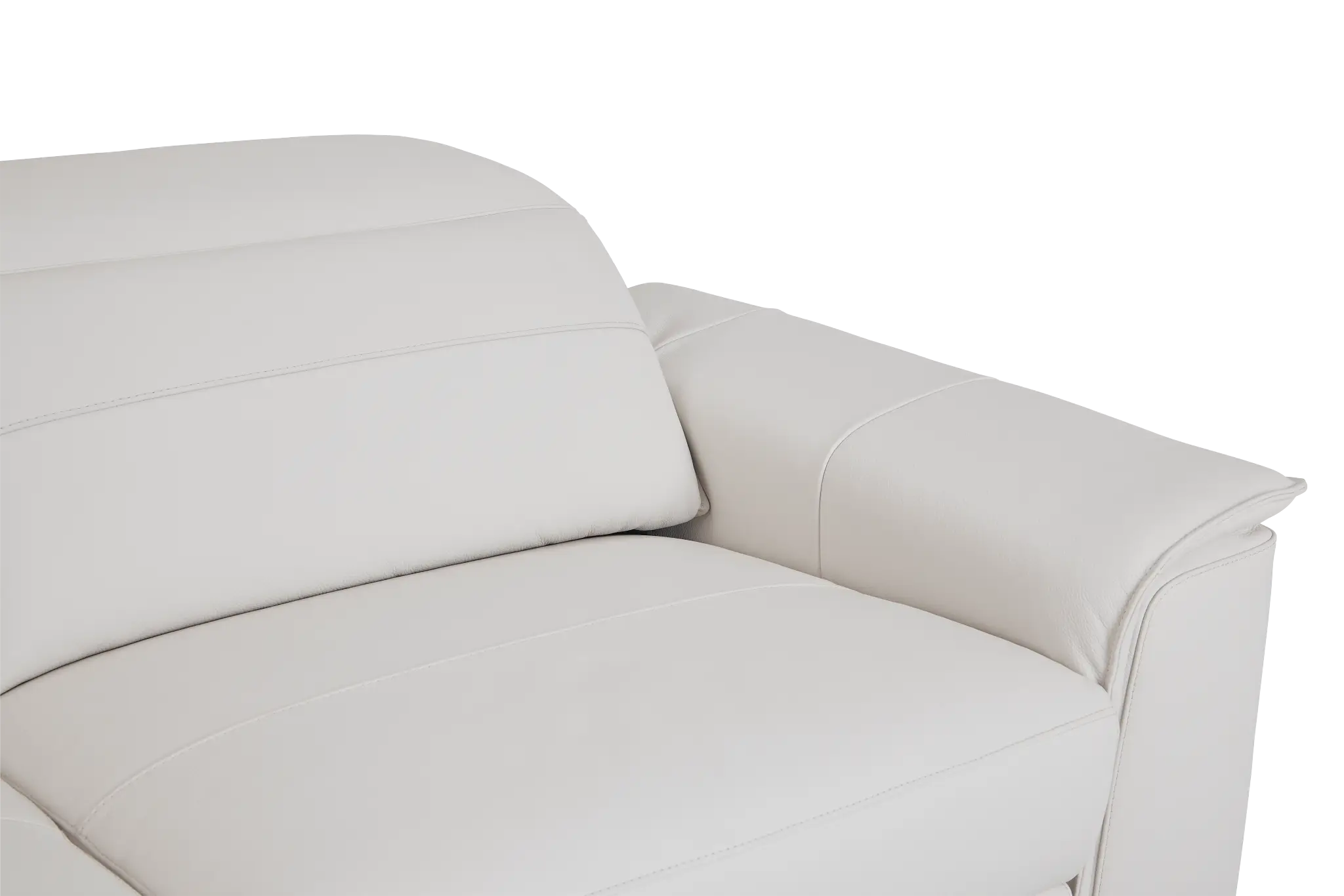 Pearson White Leather Sofa Pearson White Leather Sofa
