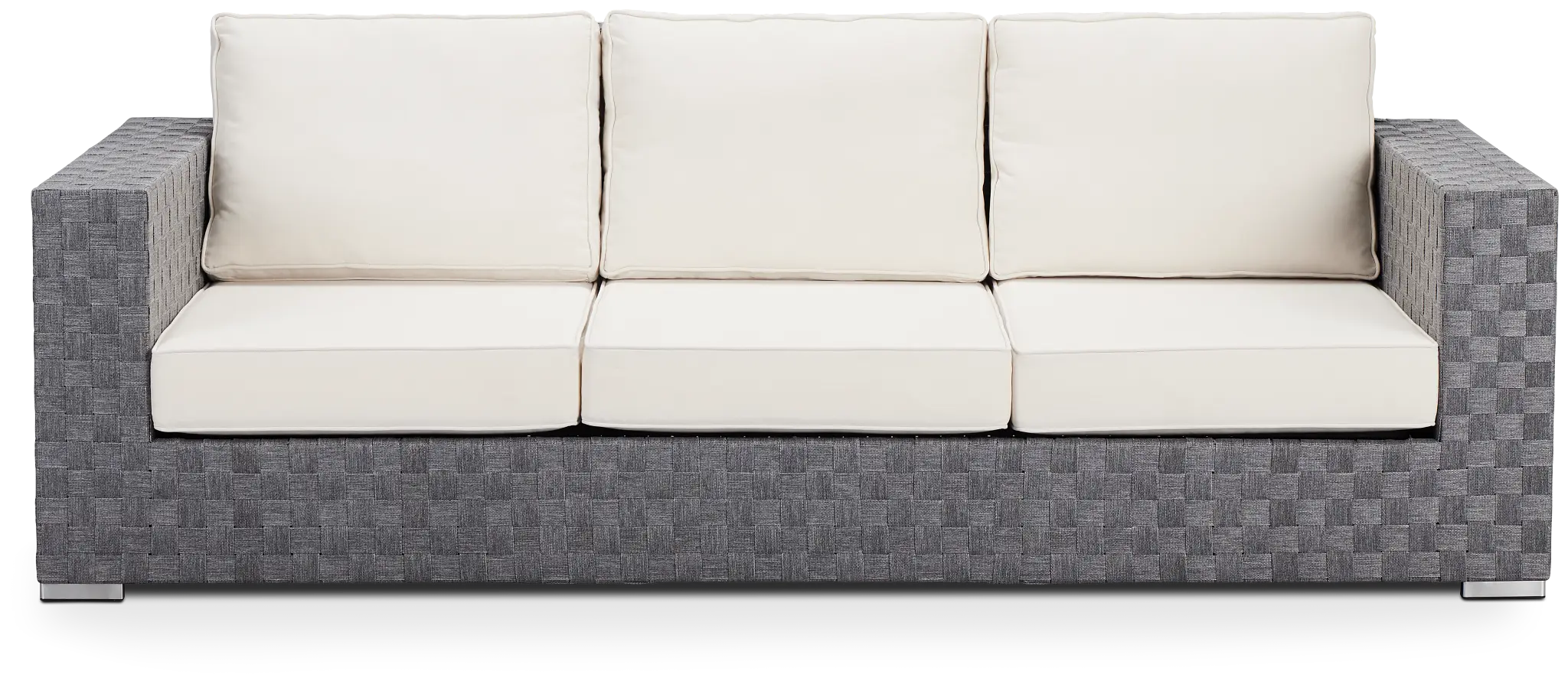 Barbados White Woven Sofa Barbados White Woven Sofa