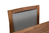 Linear Teak 102" Teak Table & 4 Teak Sling Side Chairs