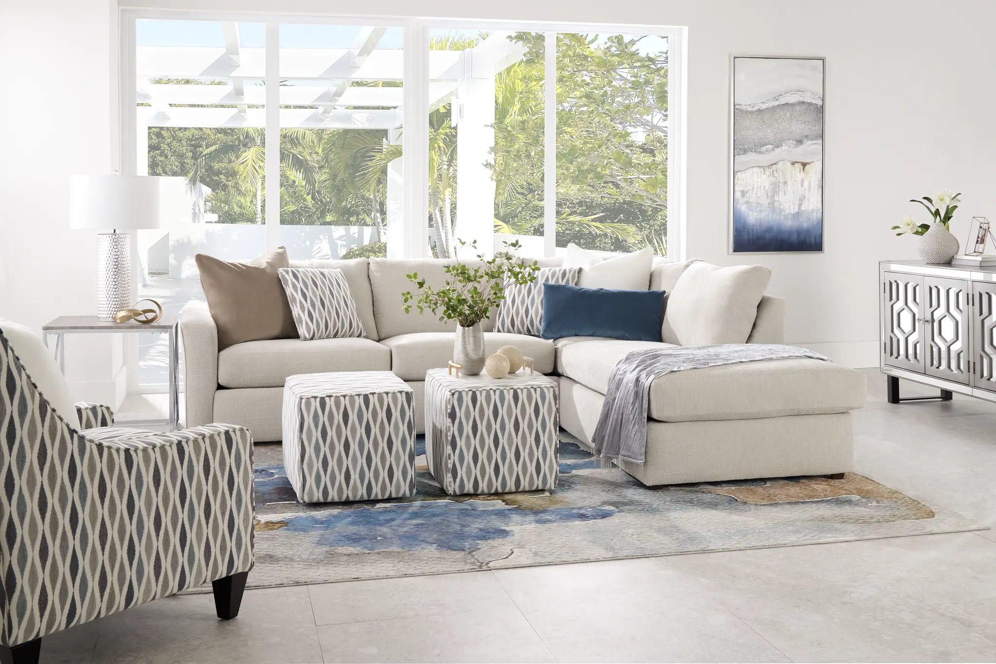 Maxie Light Beige Micro Small Right Bumper Sectional Maxie Light Beige Micro Small Right Bumper Sectional