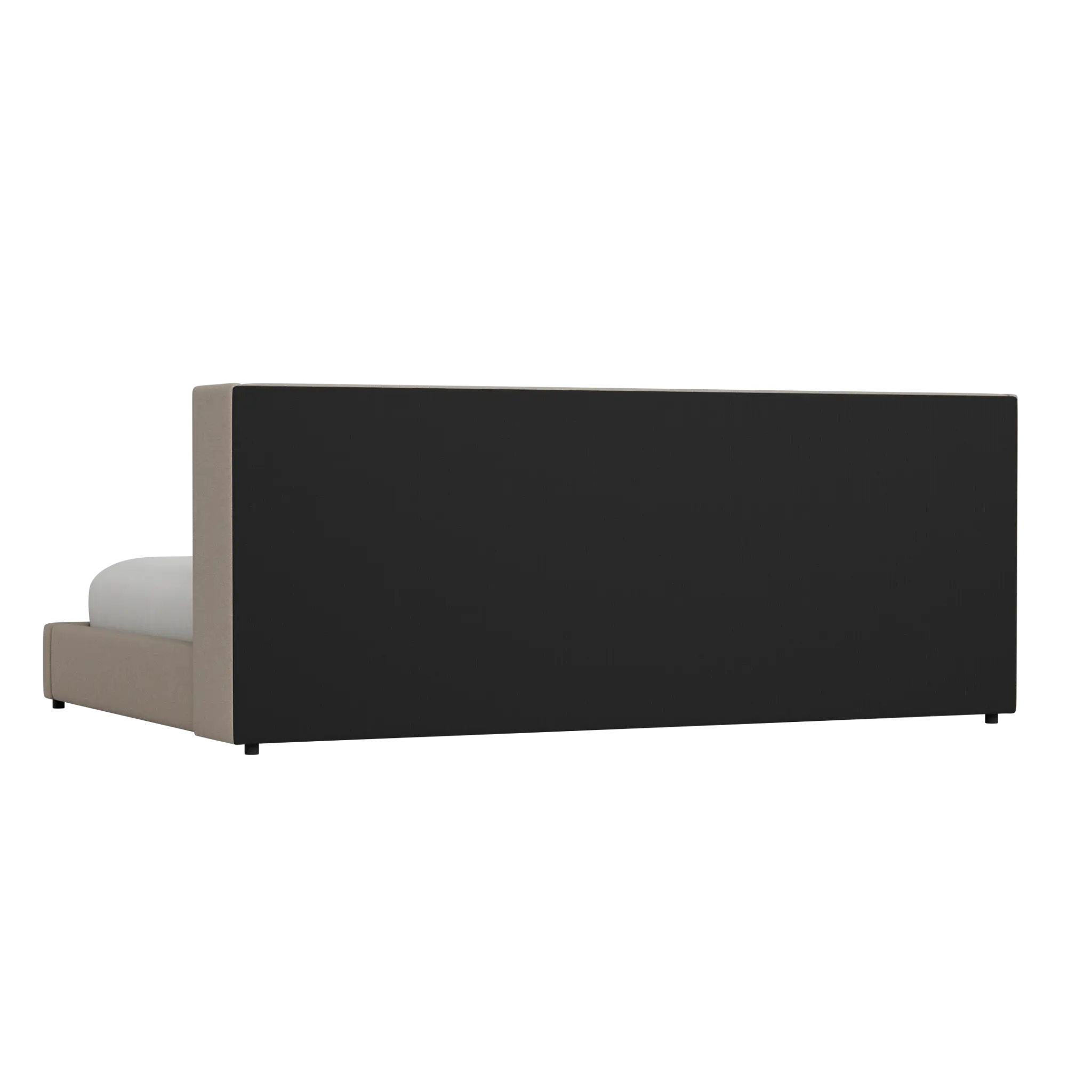 Captiva Elite Brown 48" Upholstered Shelter Bed Captiva Elite Brown 48" Upholstered Shelter Bed