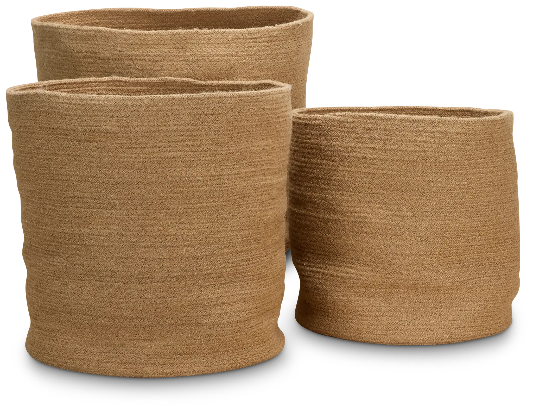Buck Light Brown Set Of 3 Basket Buck Light Brown Set Of 3 Basket