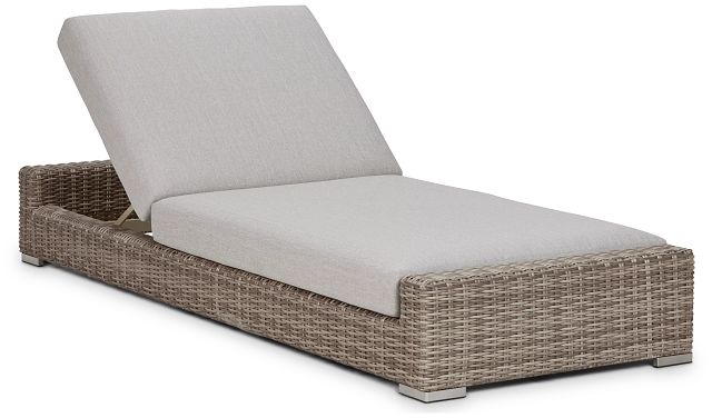 Raleigh Gray Woven Cushioned Chaise (0)