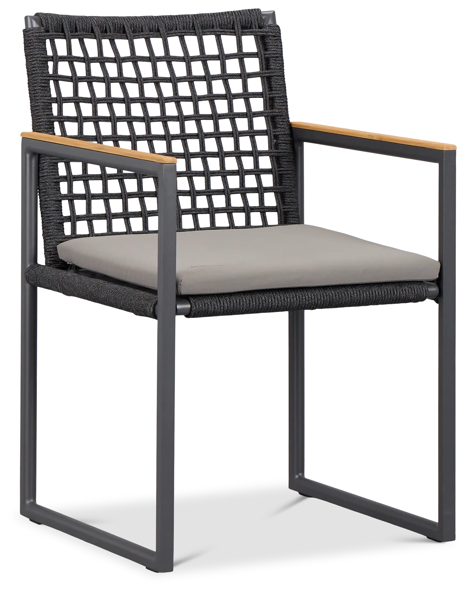 Sunrise Dark Gray Teak Arm Chair Sunrise Dark Gray Teak Arm Chair