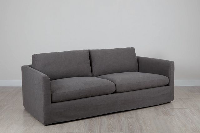 Willow 89" Gray Fabric Sofa (0)