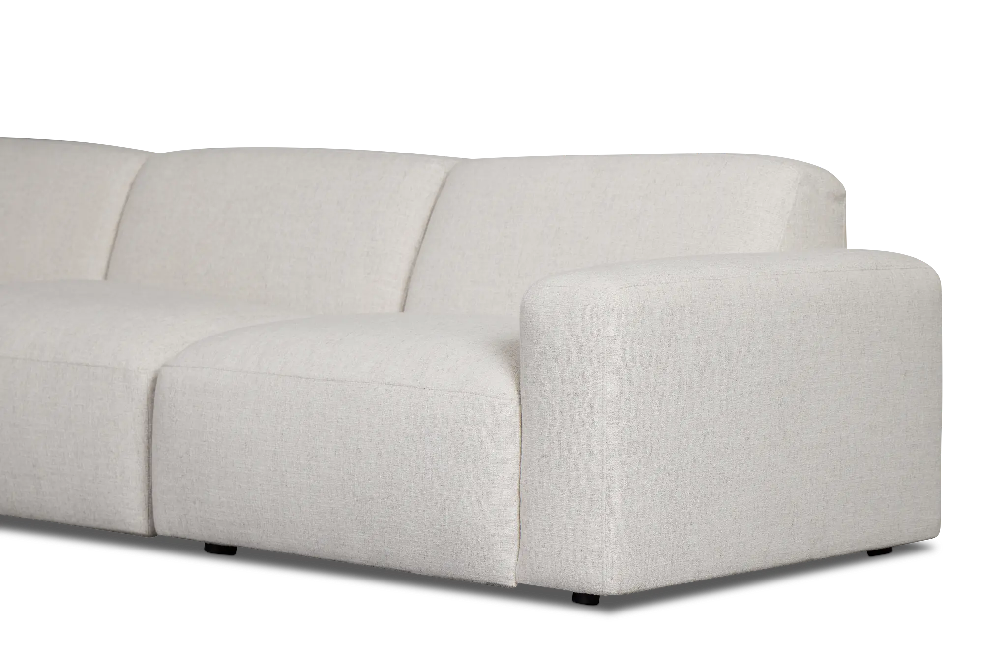 Baylor Light Beige Fabric 6-piece Modular Sectional Baylor Light Beige Fabric 6-piece Modular Sectional