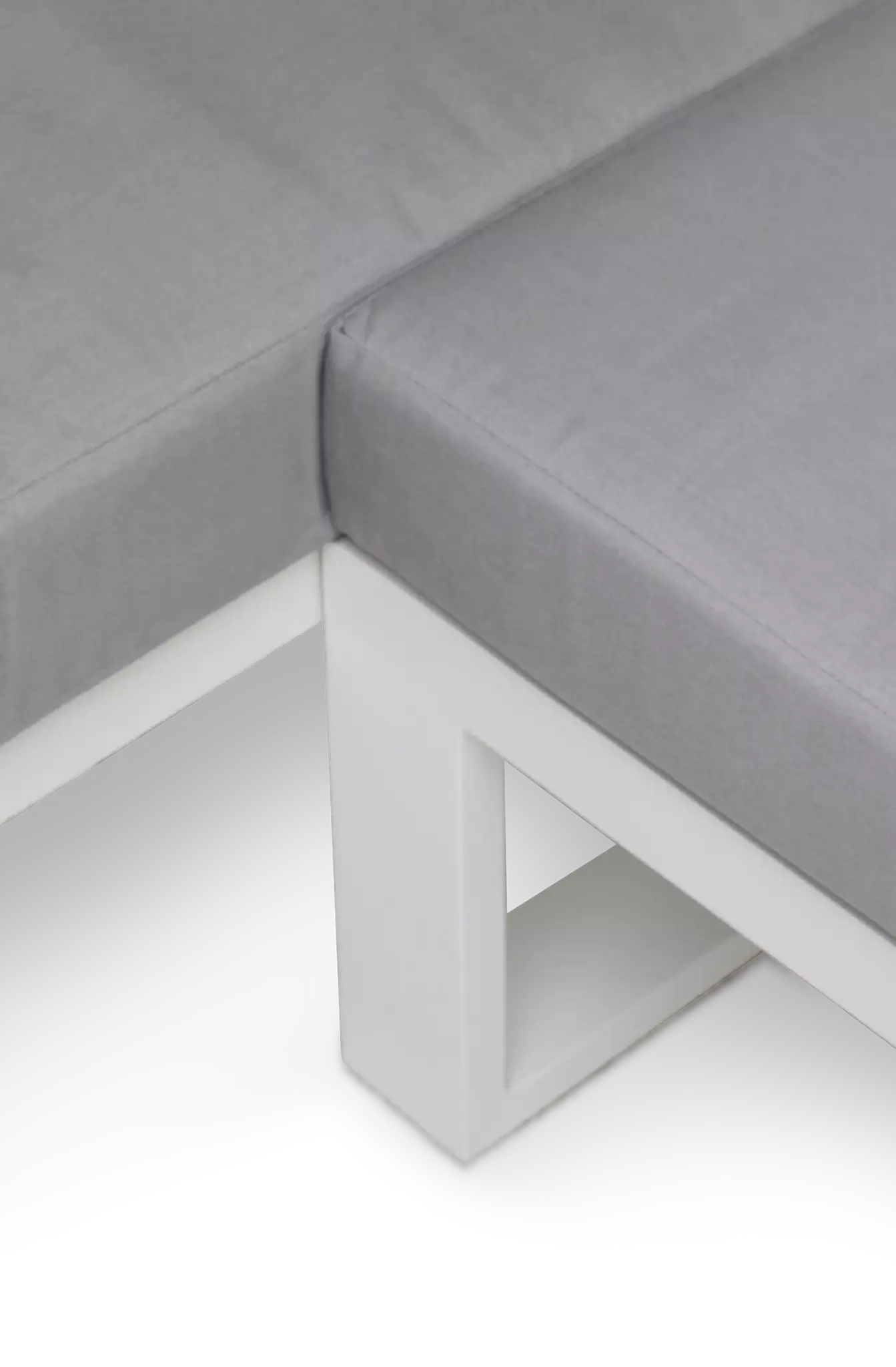 Lisbon Gray Aluminum Small Right Sectional Lisbon Gray Aluminum Small Right Sectional