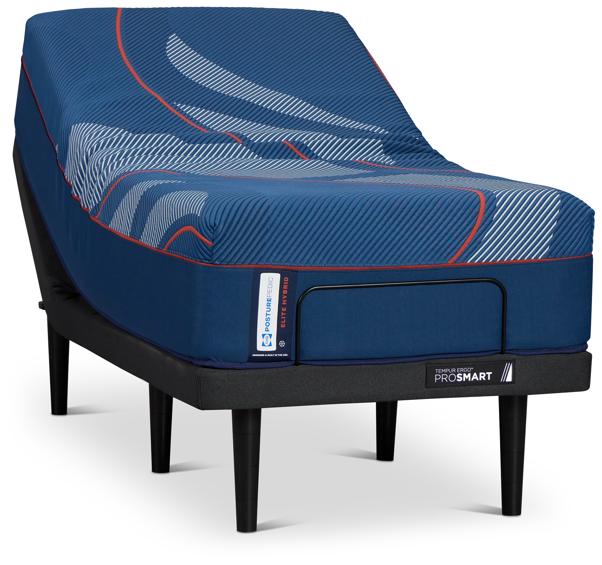 Posturepedic Elite Hybrid Brenham 2 Soft Ergo Prosmart Adjustable Mattress Set