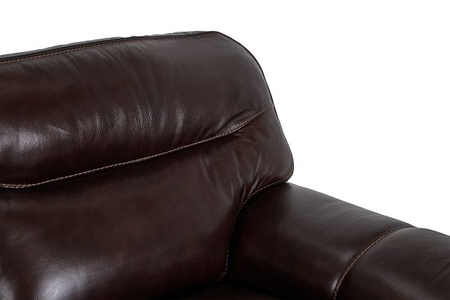 Alexander Dark Brown Leather Sofa (5)