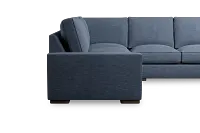 Edgewater Elevation Dark Blue Small Two-arm Sectional