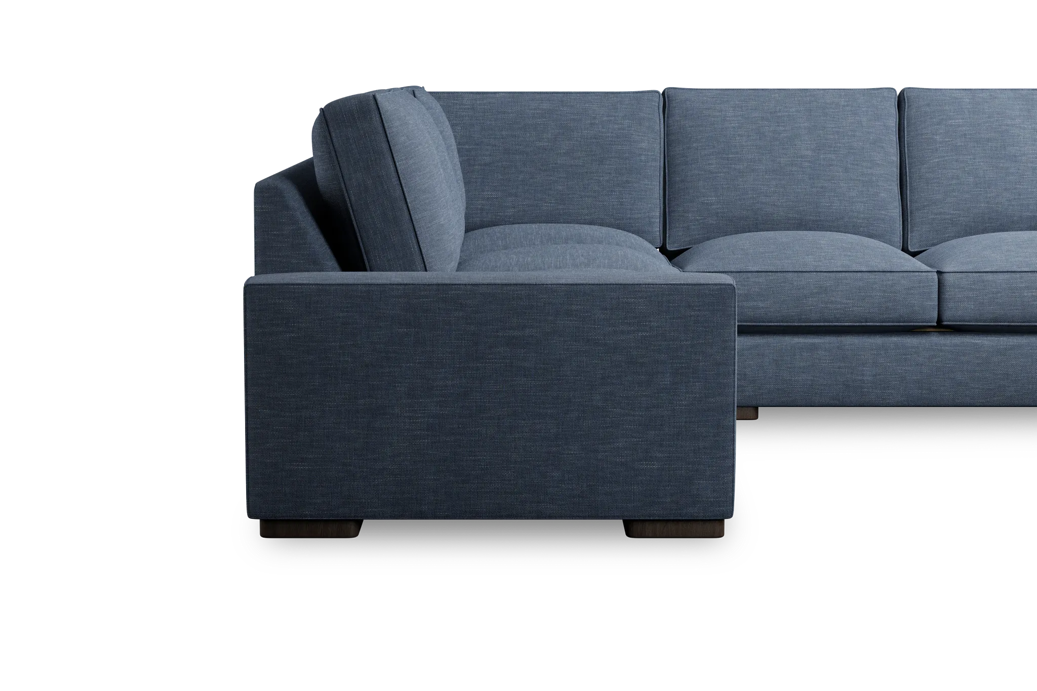 Edgewater Elevation Dark Blue Small Two-arm Sectional