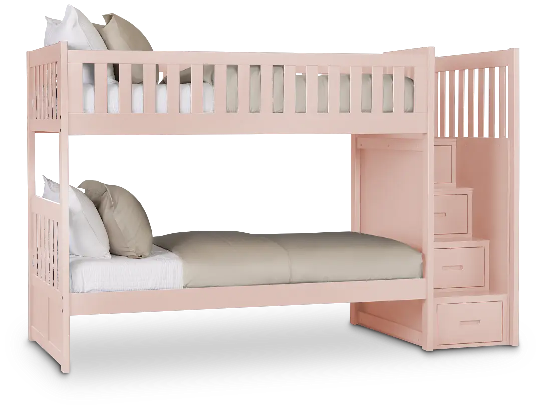 Charleston Pink Step Bunk Bed Charleston Pink Step Bunk Bed