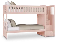 Charleston Pink Step Bunk Bed