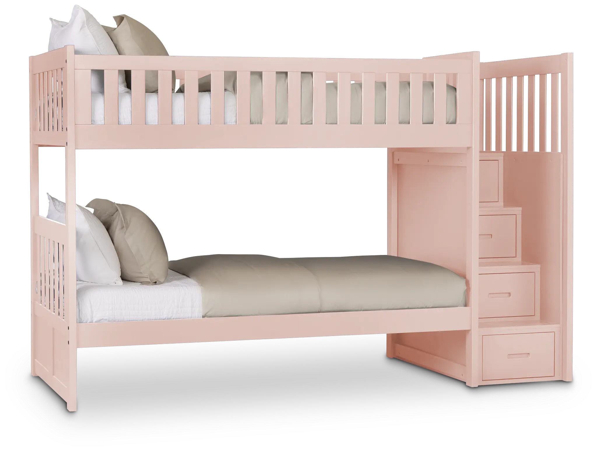 Charleston Pink Step Bunk Bed Charleston Pink Step Bunk Bed