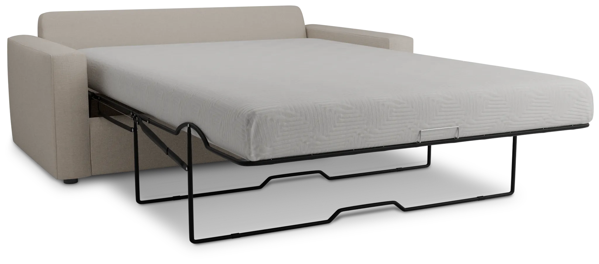 Siesta Suave Beige Fabric Cooling Memory Foam Sleeper