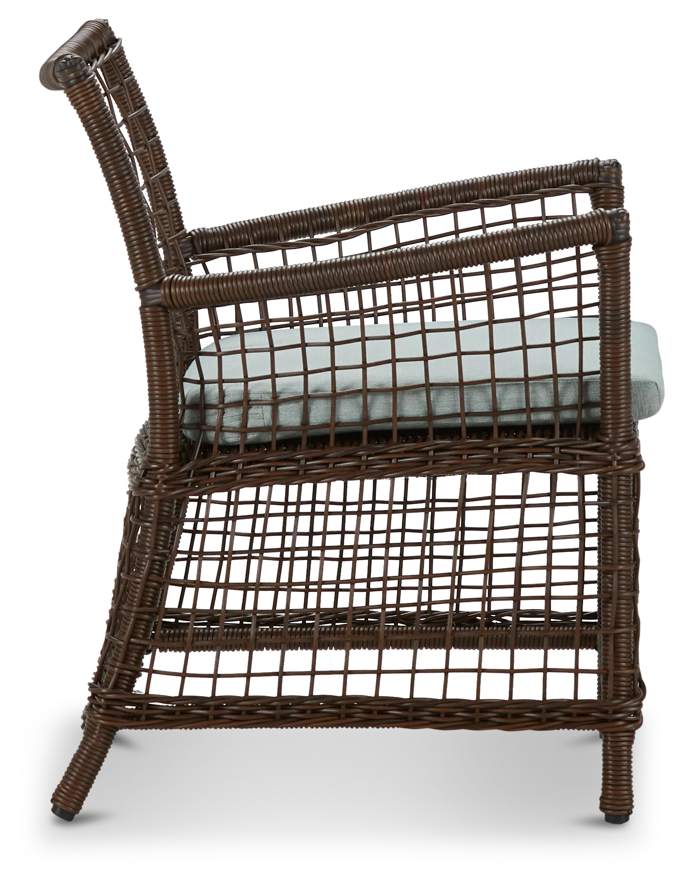 Southport Teal Woven Arm Chair