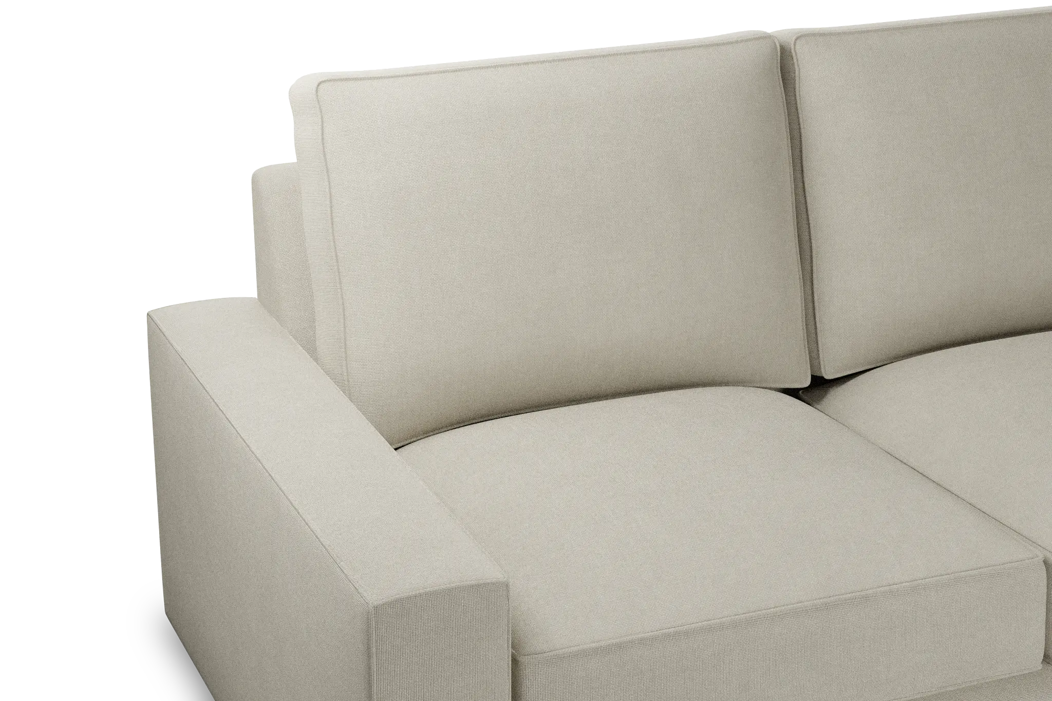 Edgewater Suave Beige Medium Two-arm Sectional Edgewater Suave Beige Medium Two-arm Sectional