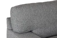 Veronica Dark Gray Down Medium Left Chaise Sectional