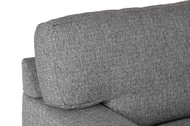 Veronica Dark Gray Down Medium Left Chaise Sectional