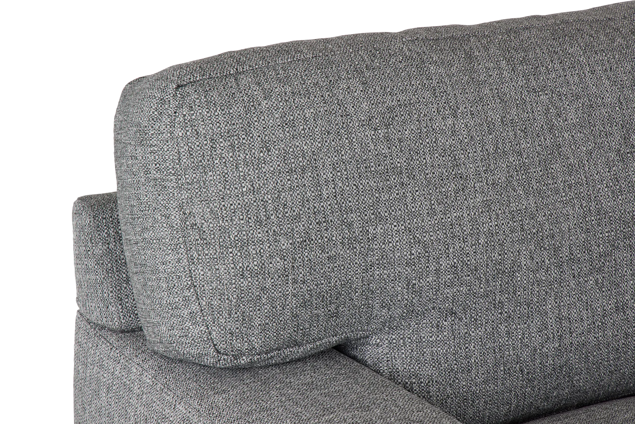 Veronica Dark Gray Down Medium Left Chaise Sectional