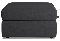 Citymod Dark Gray Fabric Storage Ottoman