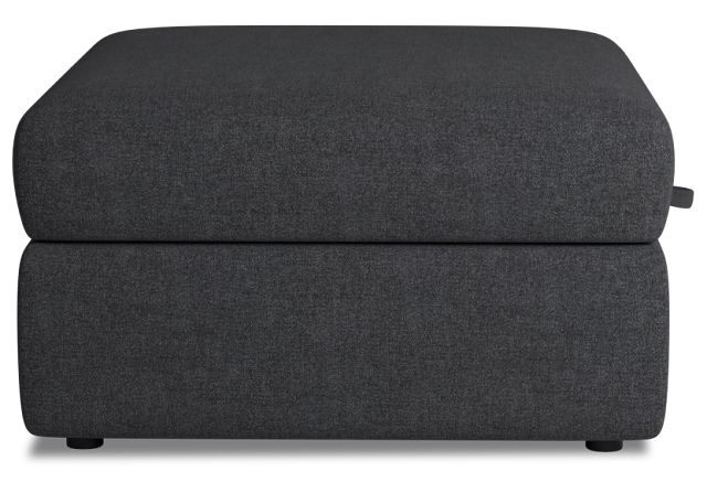 Citymod Dark Gray Fabric Storage Ottoman