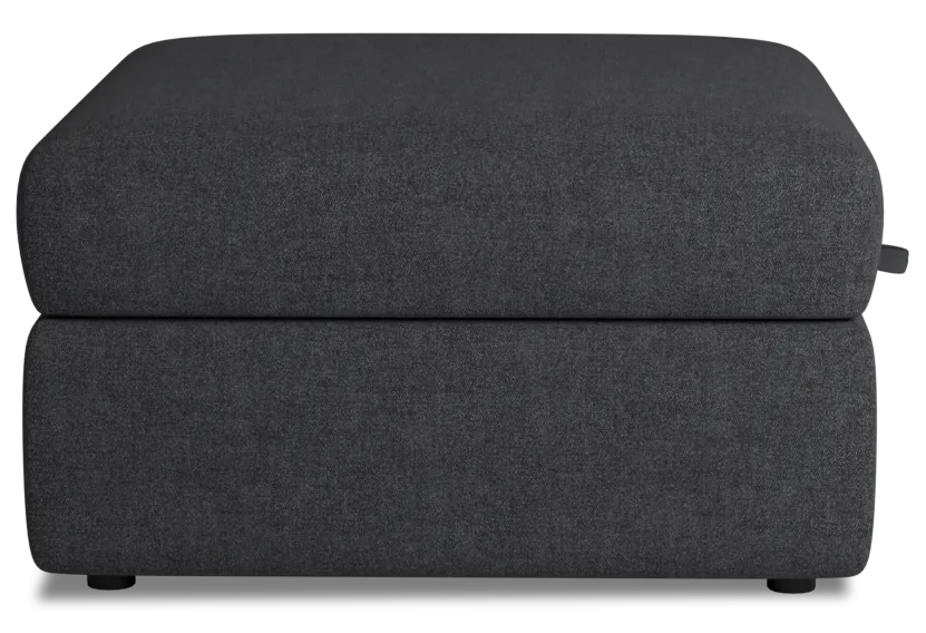 Citymod Dark Gray Fabric Storage Ottoman
