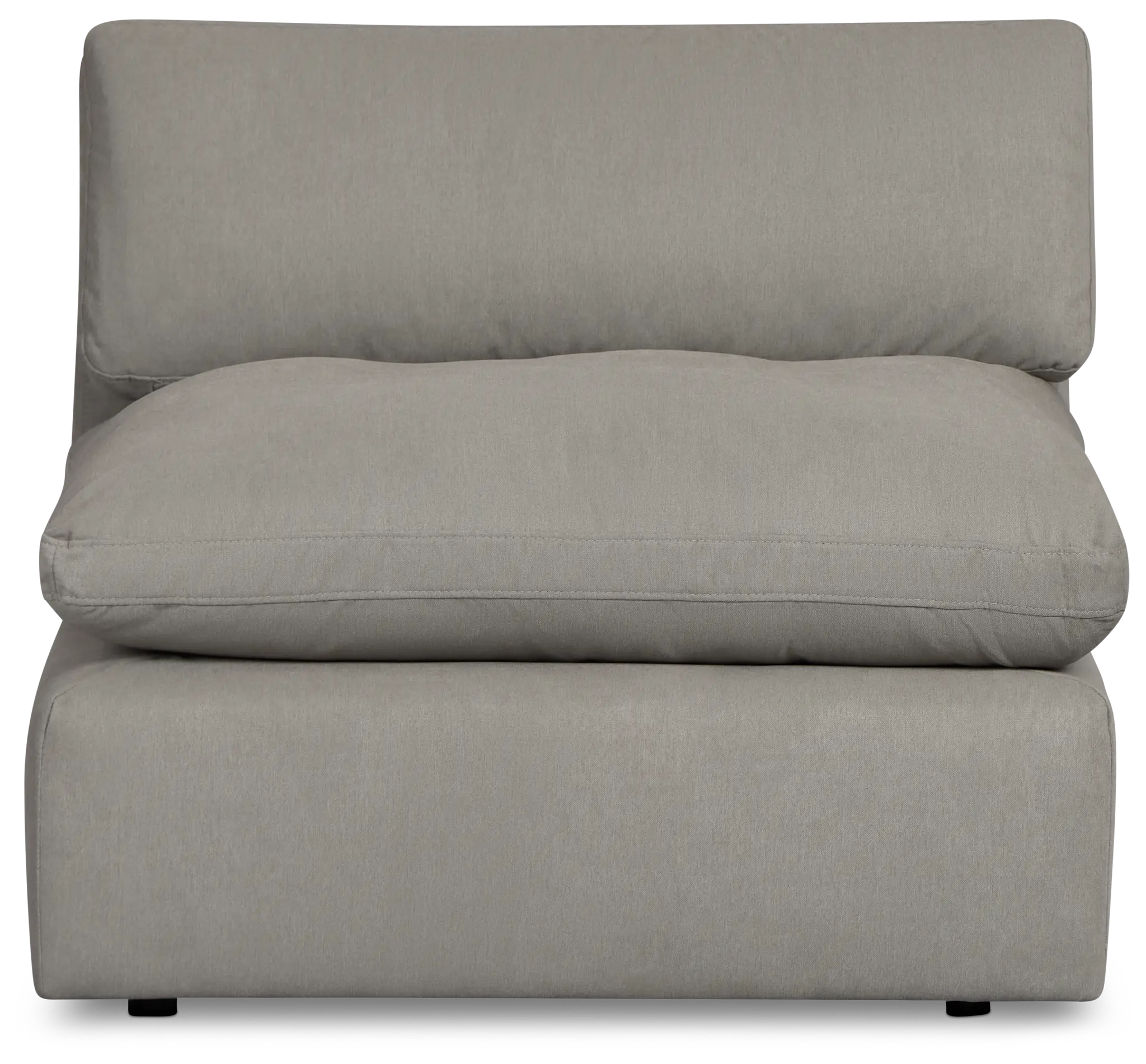 Grant Light Gray Fabric Armless Chair Grant Light Gray Fabric Armless Chair