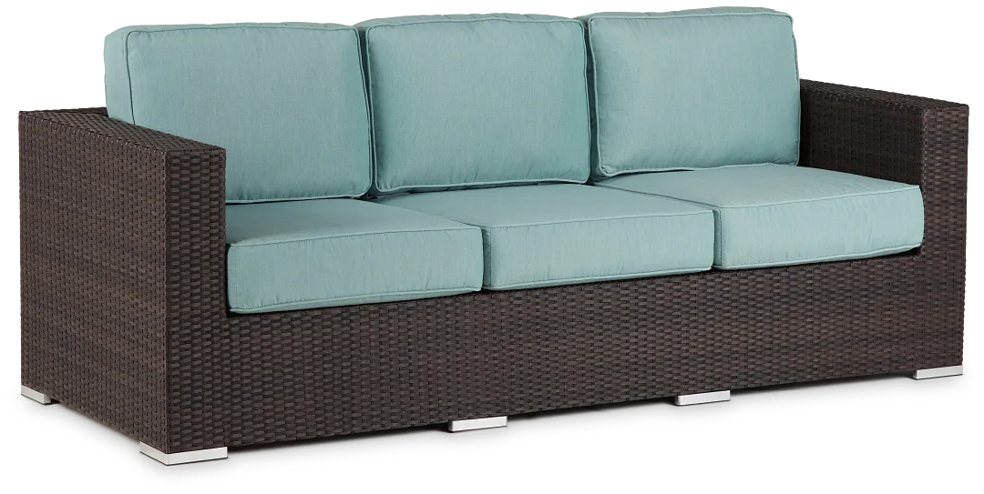 Fina Teal Sofa