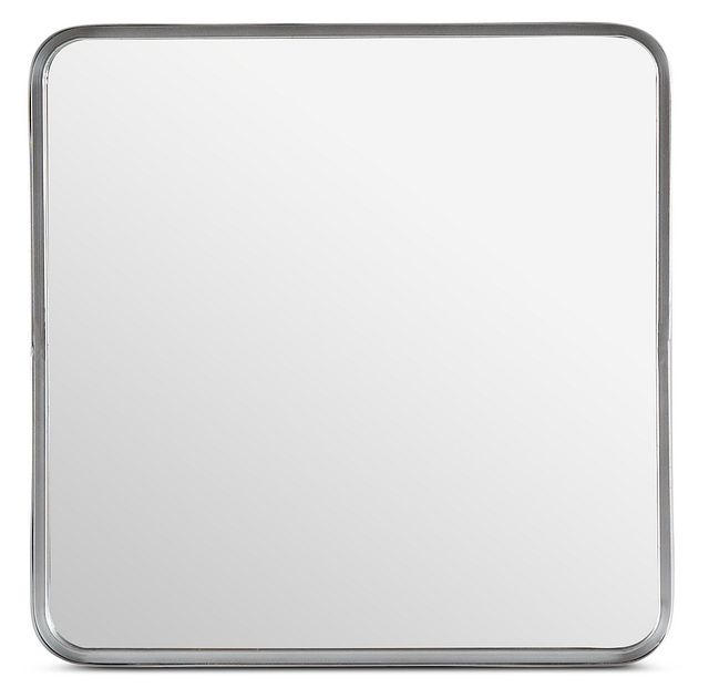 Astor Silver Square Mirror