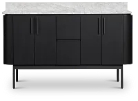 Nomad Black 60" Double Bathroom Vanity
