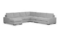 Edgewater Maguire Gray Large Left Chaise Sectional