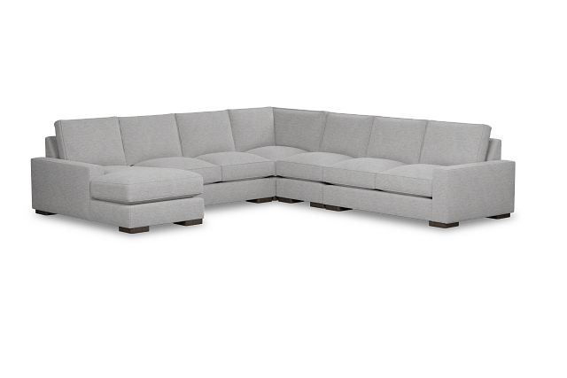 Edgewater Maguire Gray Large Left Chaise Sectional