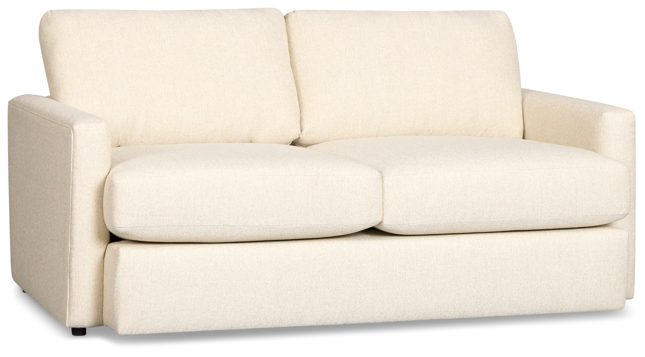Maxwell Light Beige Fabric Loveseat