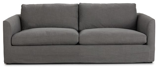 Willow 89" Gray Fabric Sofa (1)
