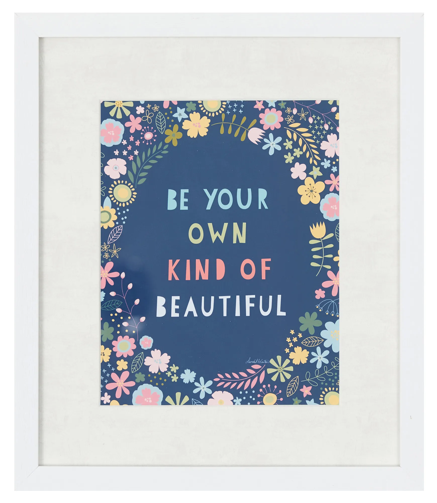 Beauty Multicolored Framed Wall Art