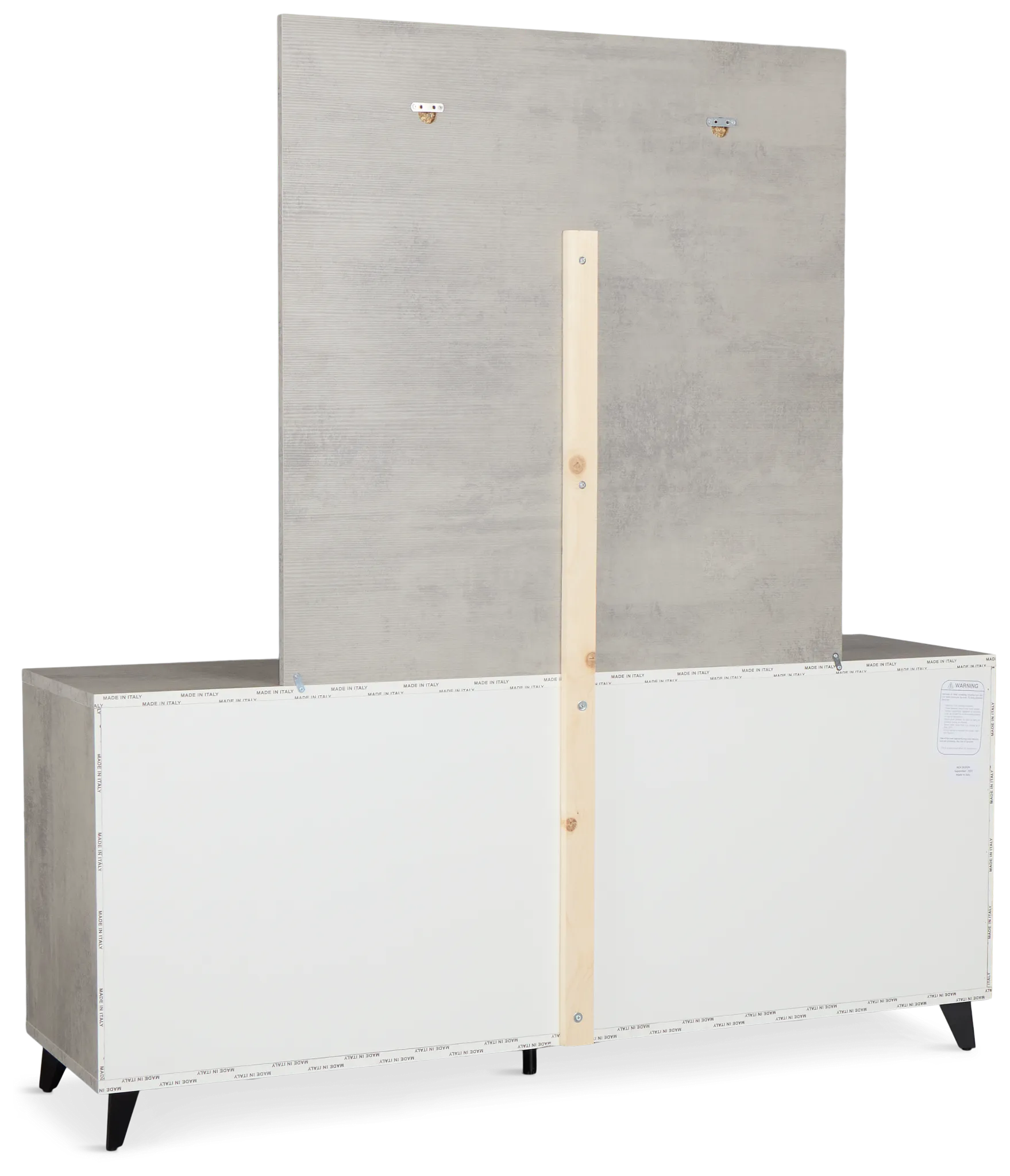 Pomona Gray Dresser & Mirror